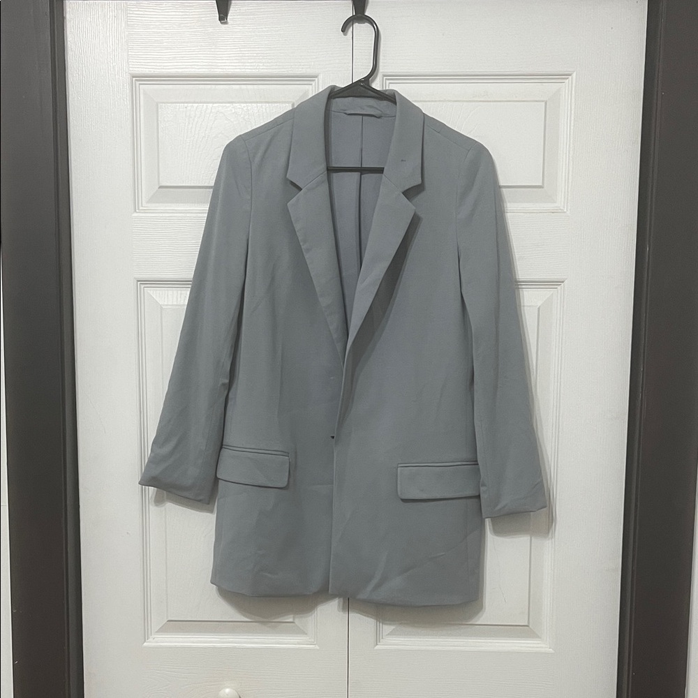 All Saints Gray Blazer